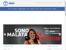 Tablet Screenshot of centrocliniconemo.it